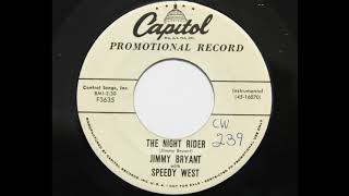 Video-Miniaturansicht von „Jimmy Bryant with Speedy West - The Night Rider (Capitol 3635)“