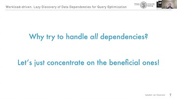 Workload-driven, Lazy Discovery of Data Dependencies for Query Optimization