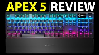 SteelSeries Apex 5 Hybrid Mechanical Gaming Keyboard Full Review