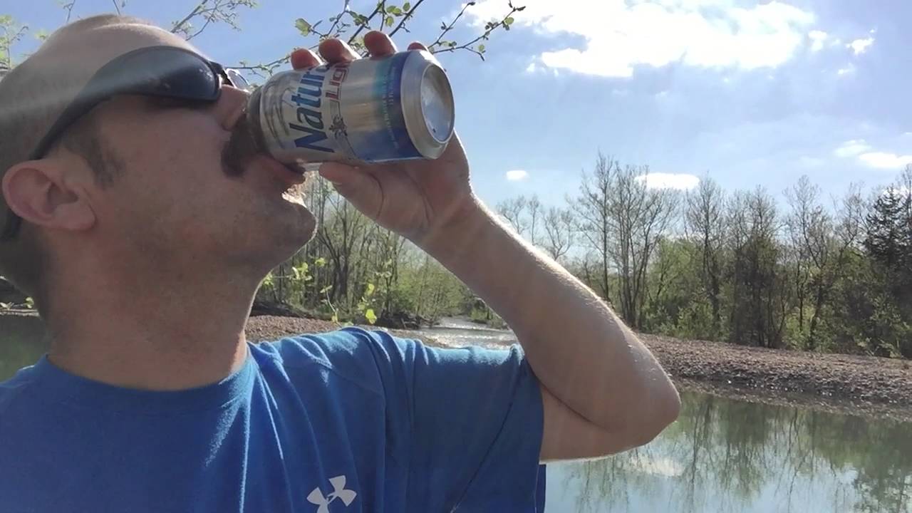 Black River Missouri Drinking a Natural Light YouTube