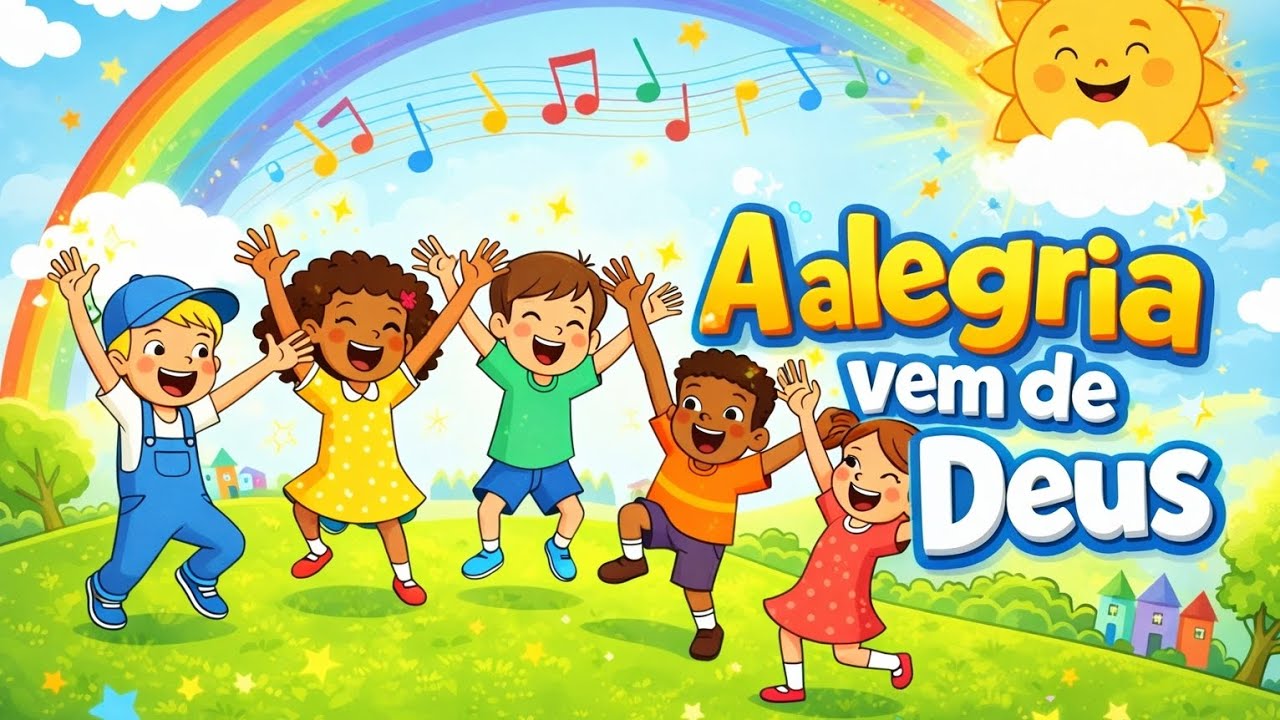 Alegria que Vem de Deus | Louvor gospel Kids @Arco-írisKidsgospel 