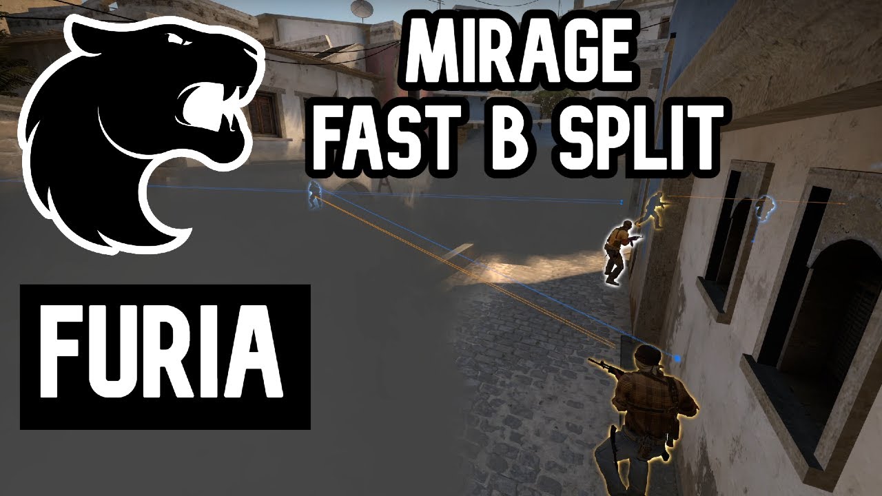 FURIA Fast B Split on Mirage (CS:GO Strategy Breakdown) - YouTube