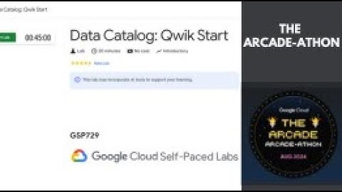 Data Catalog: Qwik Start || The Arcade-athon || Lab Solution ||  #qwiklabs | #GSP729