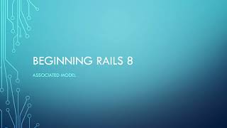 Rails 8 - Part 5 - Relationships
