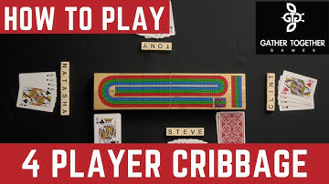 How To Play Cribbage with 4 Players