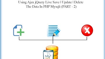 Using Ajax jQuery Live Save | Update | Delete The Data In PHP Mysqli (PART - 2)