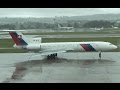 AWESOME SOUND Slovak Government Tupolev TU-154M [OM-BYO] departure at Zurich Airport