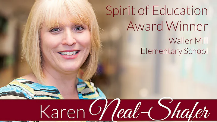 2015 Spirit of Education Award Winner - Karen Neal...