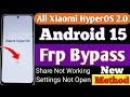 Redmi 12 5g Frp Bypass New Method || Redmi 12 Frp Bypass || Xiaomi HyperOS Frp Bypass New Method