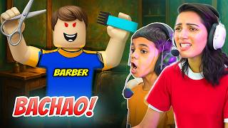 Scary Roblox Barber Ne Humko Pakad Liya