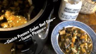 cooker pressure stew electric beef