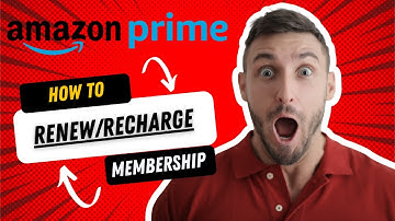 How to Recharge/Restart Amazon Prime Membership 2025 (Step-by-Step Guide)
