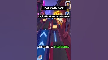Logic-RL: AI Learns to Reason! #shorts