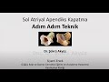 LAA KAPATMA | Adım Adım Teknik