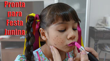 Como improvisar uma roupa junina infantil?