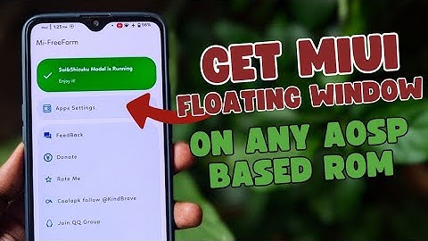 How to Install MIUI Floating Window Functionality on AOSP ROMs