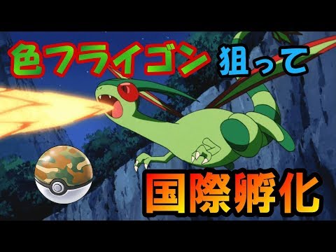 ポケモンusum 色違いフライゴン厳選 1 もんじゃとサカナ の顔出し生放送 Youtube