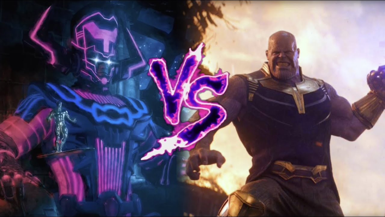 Galactus Vs Thanos Epic Supercut Battle Youtube 