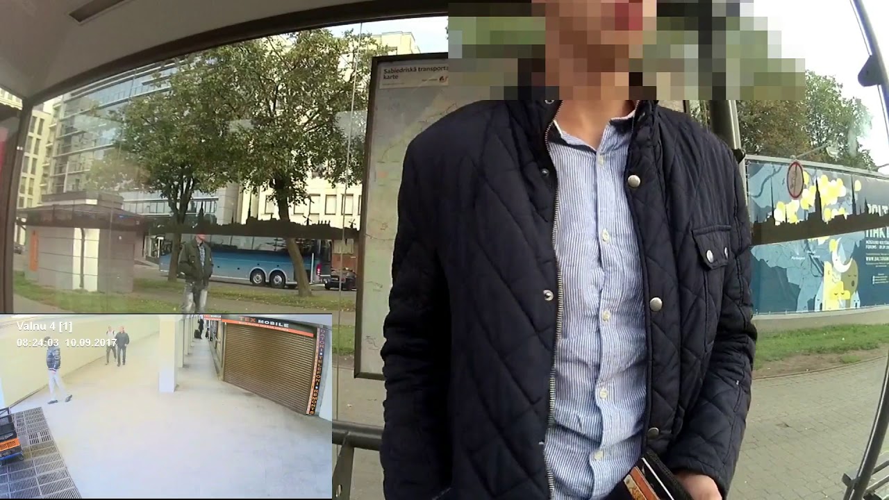 Vīrietis transporta pieturā apzog iemigušu puisi un tiek operatīvi aizturēts