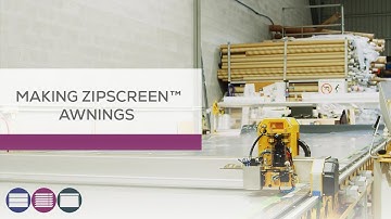 Making Zipscreen™ Awnings In Our Factory - Betta Blinds and Awnings