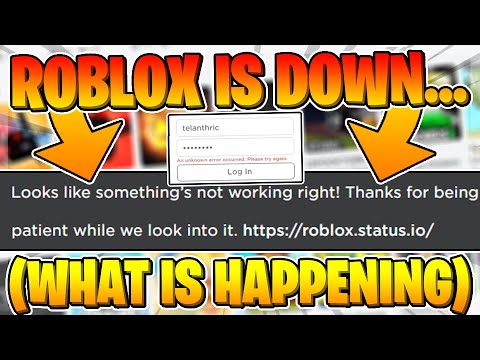 Roblox Is Down Broken October 11 Can T Log In Games Not Saving Youtube - roblox i can't log in