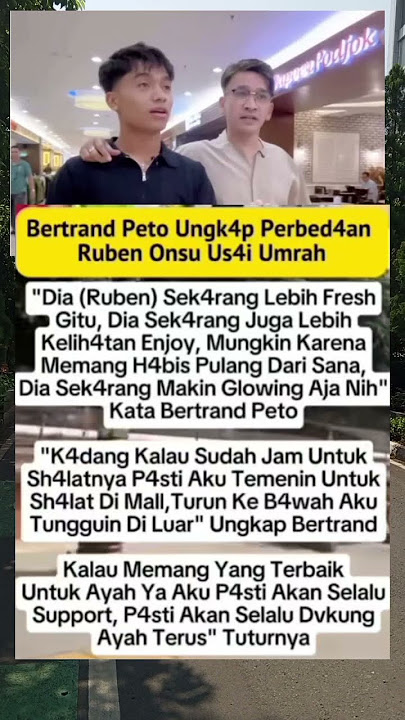 perbedaan Ruben Onsu setelah umroh #quotes #keluargaartis #masukberanda #motivasi