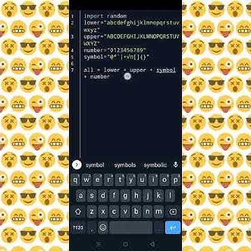 Automatic password generator python programme#short - YouTube