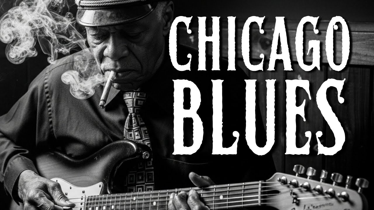 Chicago Blues Guitar After Midnight for Lonely Nights