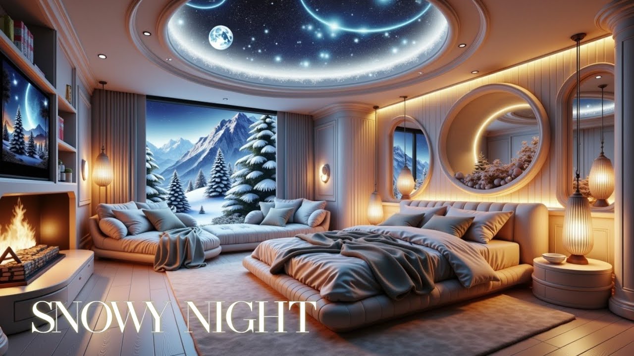 Soft Piano for Sleep | Cozy Winter Night Relaxation & Deep Peace - YouTube
