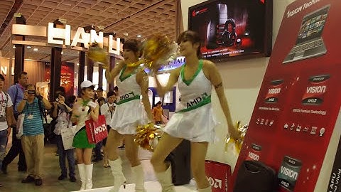 Computex 2011 - Dancing Booth Babes