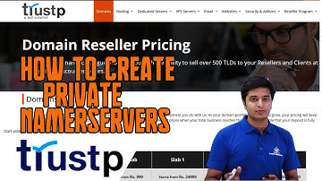 HOW DO I CREATE PRIVATE NAMESERVERS AT TRUSTP? [STEP BY STEP]☑️