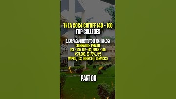 Karpagam Institute of Technology Coimbatore | TNEA Cutoff 140-160 | Placements & Fees Explained