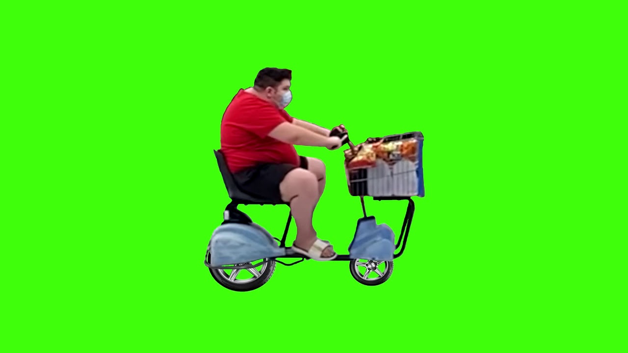 Nikocado Avocado Scooter Racing Animated Green Screen Effect YouTube