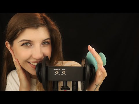 (ASMR) IN-YOUR-EAR Inaudible Whispers & Microbrush 😍 Such a good combo 😫✨