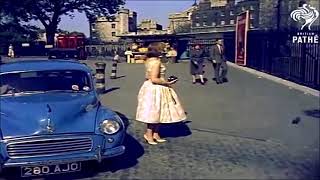 A Trip Through London in 1958- With Cliff Richard&#39;s Move It. (Colour)