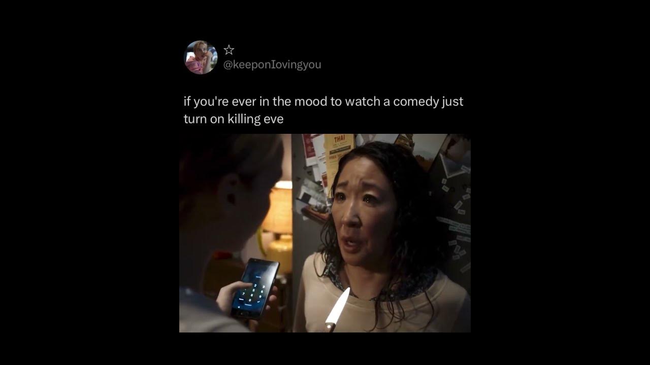 this scene 👌 #killingeve#jodiecomer#sandraoh#tvshow#wlw#lesbian#villanelle#memes#villaneve#comedy