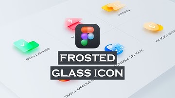 Frosted Glass Icon in Figma | Figma Tutorial