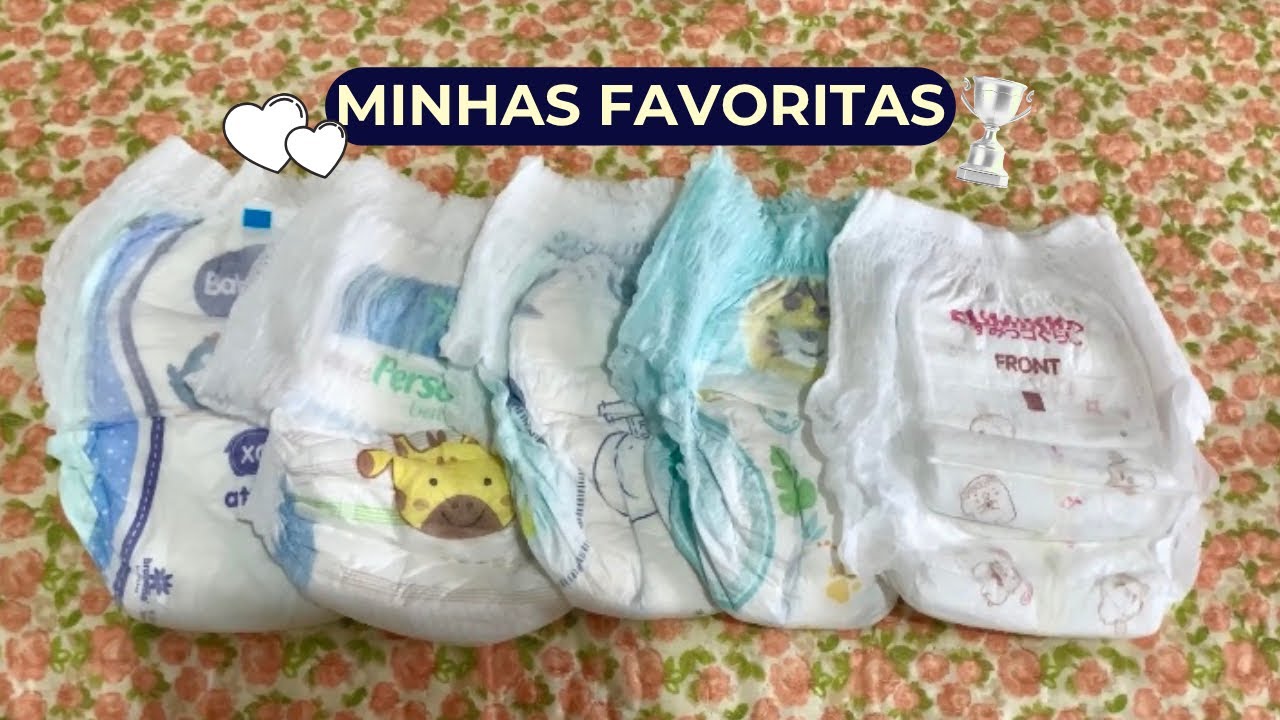 AS MINHAS 5 FRALDAS PANTS FAVORITAS