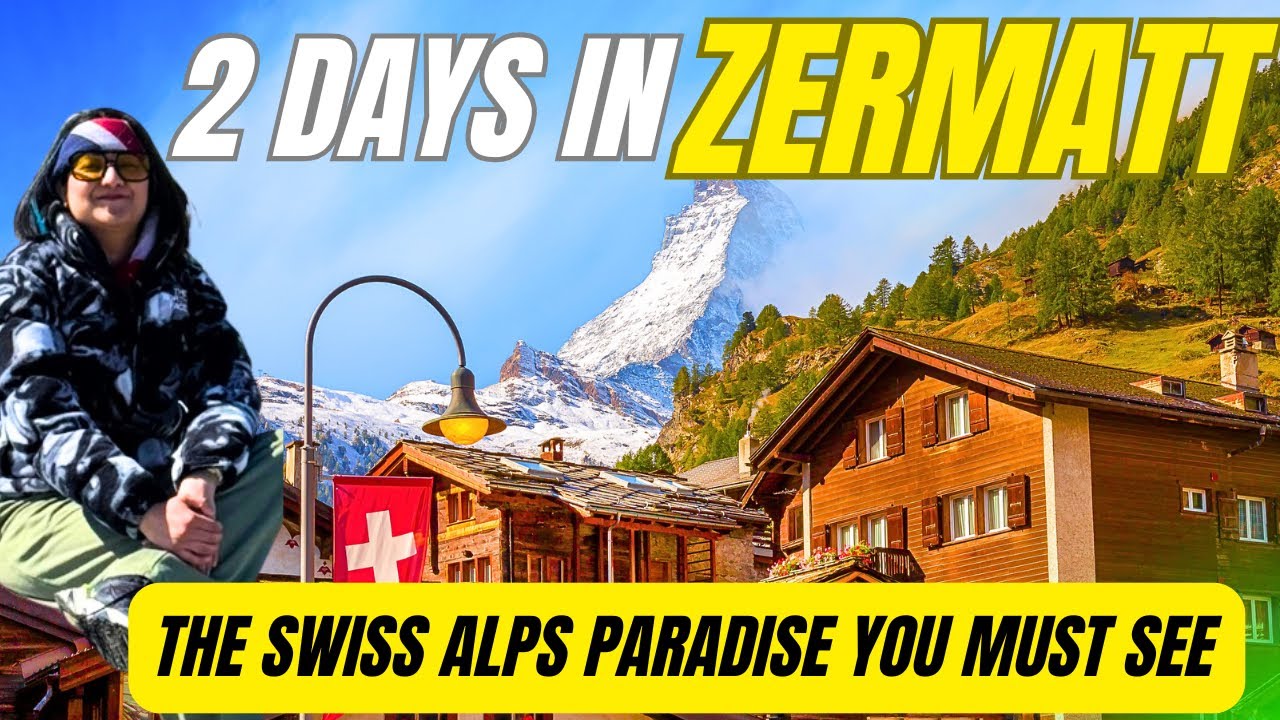 Zermatt Travel Vlog | Hostel Stay, Gornergrat, Sunnegga, Best Viewpoints, Cheese| 2 Days in Zermatt