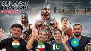 BAAHUBALI FULL MOVIE REACTION (Part 4/4) | The Beginning | Prabhas | 4 idiots React