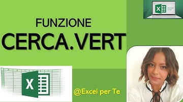 EXCEL- Funzione CERCA.VERT (spiegazione semplicissima!!)