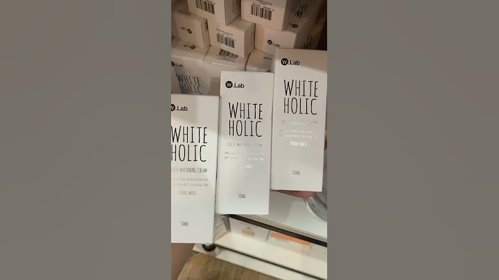 Kem trắng da white holic review