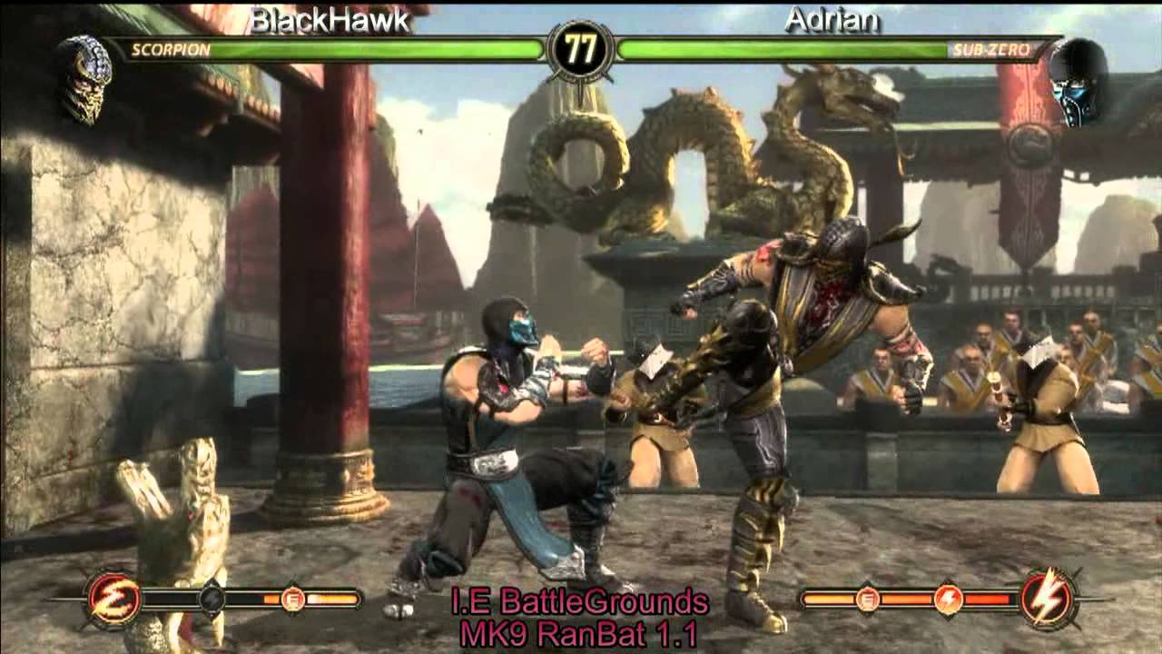 IEBG MK9 S02R1.1 Блэкхок (Скорпион) против Адриана (Саб-Зеро)