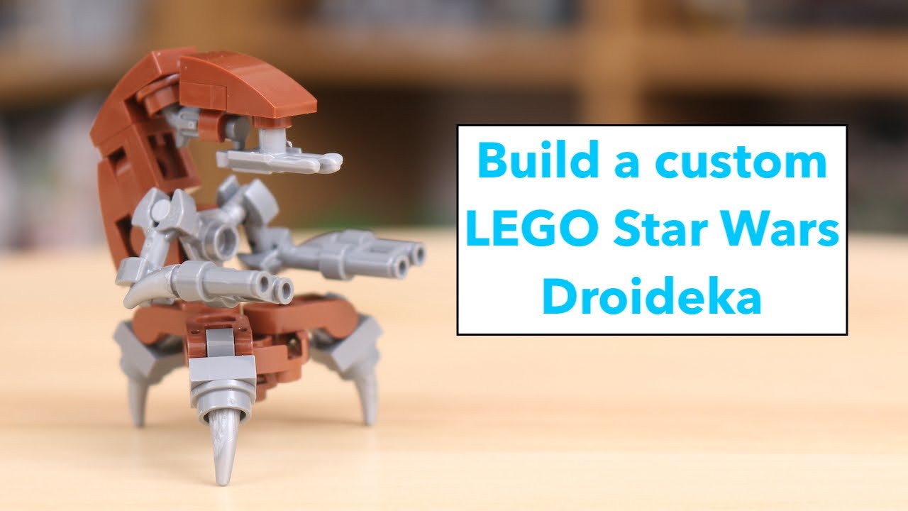 Custom Star Wars 2 personnages DROIDEKA droidika Battle Combat Droid de LEGO ® Parties 