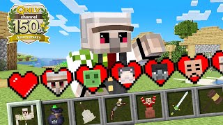 【マイクラ】おんりーchキャラクターのハートが作れる世界でサバイバル!
