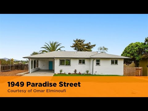 1949 Paradise Street, San Diego, CA home video tour