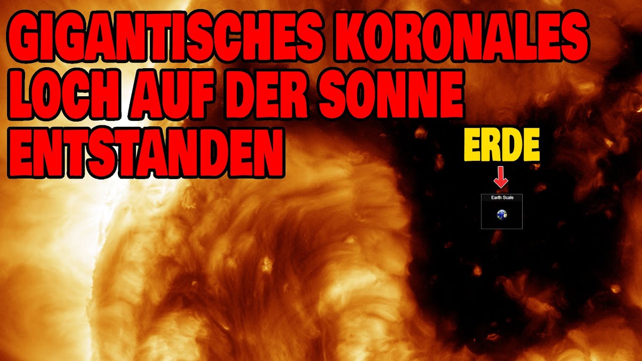 Gigantisches koronales Loch auf der Sonne entstanden