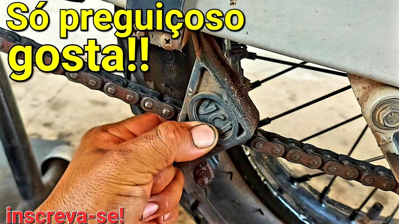 Esticador de corrente pra preguiçoso.. kit transmissão já era!!