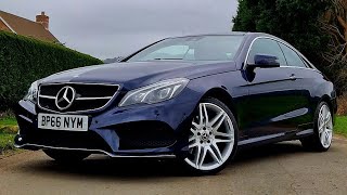 2016 Mercedes E220d AMG Line Premium Plus Coupe in Cavansite Blue - Condition and Spec Review