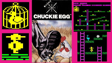 Chuckie Egg long play on the BBC Model B